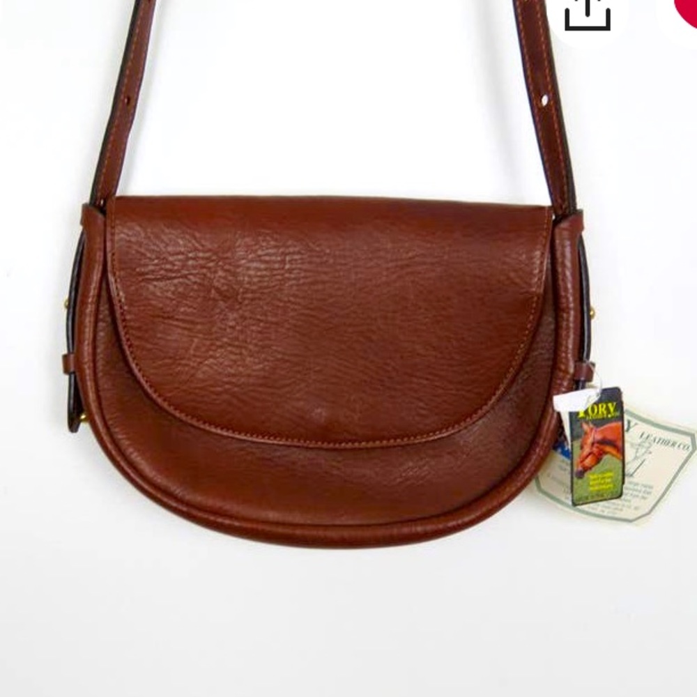 Brown Leather Vintage Purse
